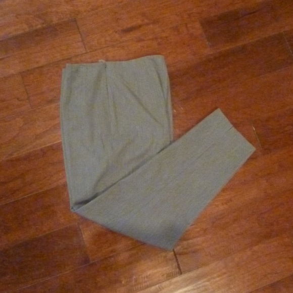 Talbots Heritage Bi-stretch Tapered Pants Gray 12 - Picture 2 of 6